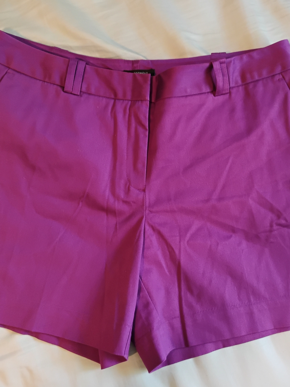 Worthington Vibrant Purple Tailored Dress Shorts